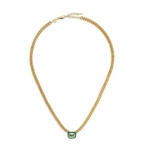 Missoma Green Necklace